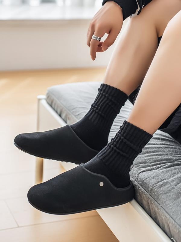 Vīriešu Cap Toe ikdienas Slip-On kurpes, satin velvet augšdaļa, konopju pīta zole, plakana zole