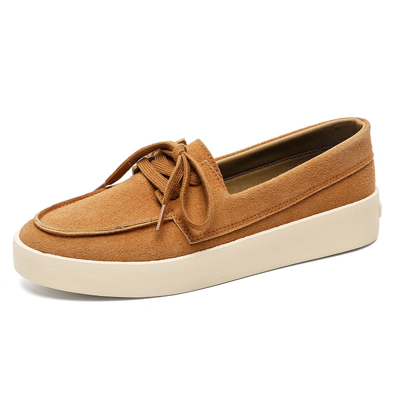 Vīriešu ikdienas slip-on apavi ar velūra augšdaļu, gumijas zole, PU iekšējā zolīte, ādas patinēta apdare