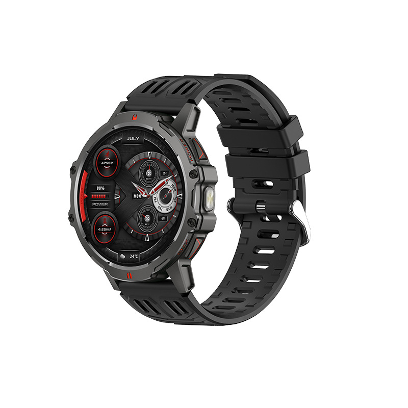 Έξυπνο ρολόι — παρακολούθηση καρδιακού ρυθμού, μέτρηση βημάτων, λήψη φωτογραφιών, IPS οθόνη, αδιάβροχο για καθημερινή χρήση