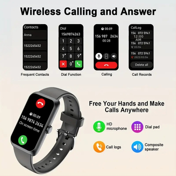 T11 εξωτερικό αθλητικό smartwatch: παρακολούθηση καρδιακού ρυθμού, μετρητής βημάτων, παρακολούθηση ύπνου, κλήσεις Bluetooth, συμβατό με iOS