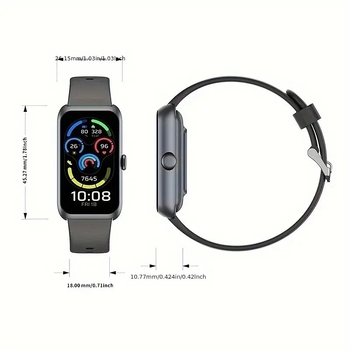 T11 εξωτερικό αθλητικό smartwatch: παρακολούθηση καρδιακού ρυθμού, μετρητής βημάτων, παρακολούθηση ύπνου, κλήσεις Bluetooth, συμβατό με iOS