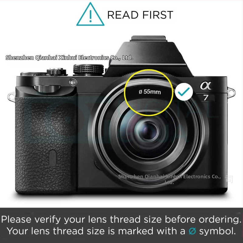 Комплект филтри за DSLR обектив, 15 в 1; 0.45x широкоъгълен обектив; макро близкофокусен обектив; мултислойно UV покритие; съвместим с байонети 52/55/58/62/67/72/77/82 мм