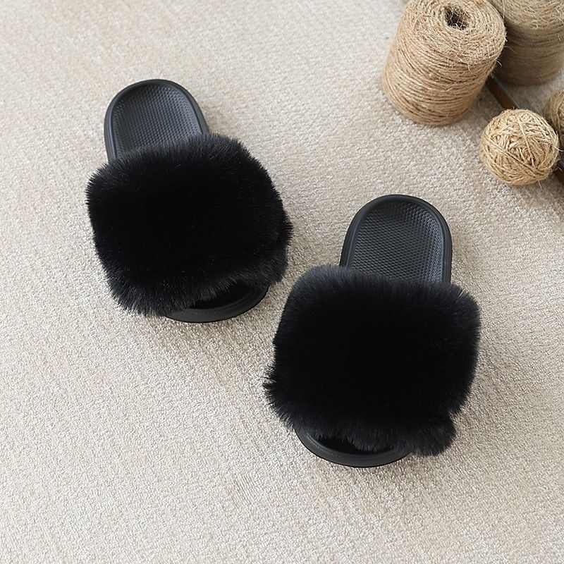 Bērnu Cap Toe čības ar pūkainu iekšējumu, pretslīdējoša EVA zole, kokvilnas augšdaļa, zoles biezums 0–3 cm, pavasaris 2024