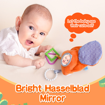 Allthink Μαλακό Κρεμαστό Καθρεφάκι για Νεογνά – Παιχνίδι για Κρεβάτι και Καρότσι, Άνεση, Οπτική Ανάπτυξη, Συντονισμός Χεριών-Ματιών