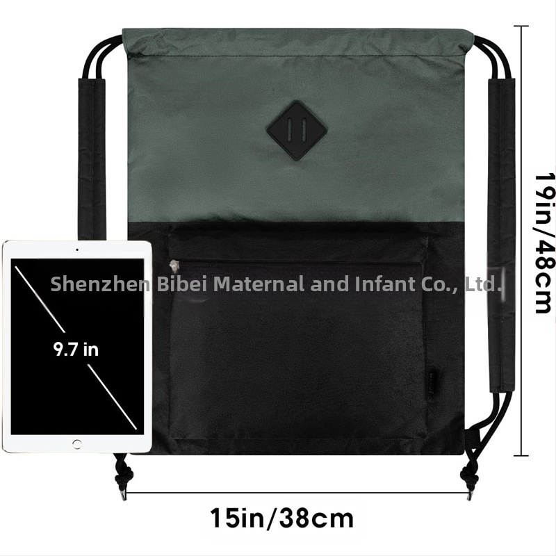 Šnúrkový batoh na cestovanie – Veľká kapacita, Polyester, Multipurpose, Prispôsobiteľný