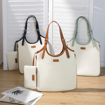 Pilsētas Tote soma ikdienas lietošanai, auduma, vertikāla kvadrāta forma, atvērta augšdaļa, iekšējās kabatas: rāvējslēdzēja kabata, tālruņa kabata un ID kabata