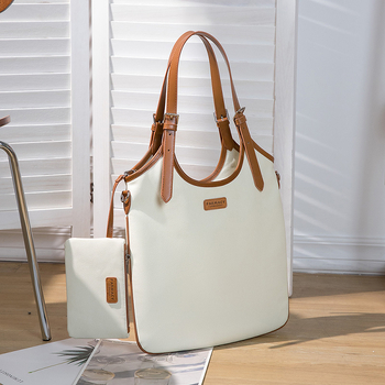 Градска Tote чанта за ежедневна употреба, платнена, вертикална квадратна форма, отворена горна част, вътрешни джобове: джоб с цип, джоб за телефон и ID