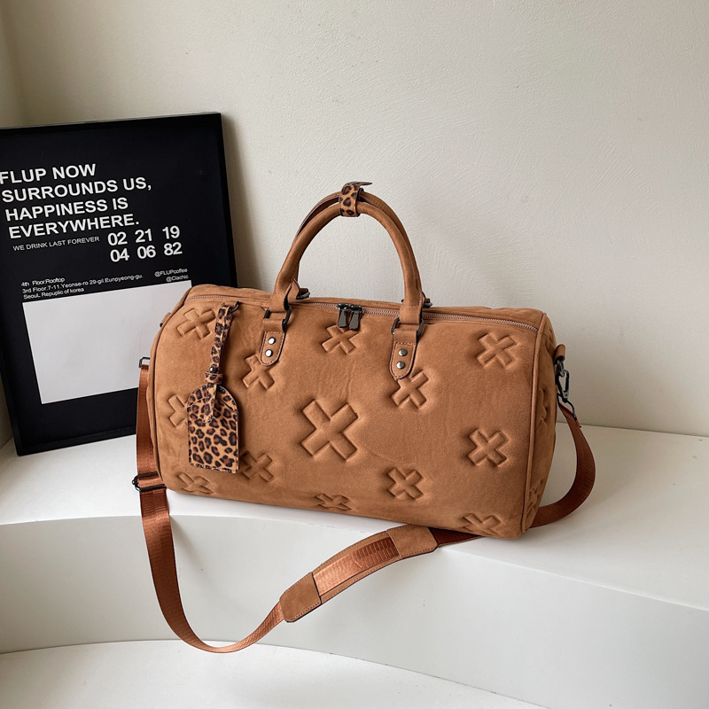 Geantă de voiaj din PU, piele artificială moale, capacitate 36–55L, unisex, respirabilă, rezistentă la uzură, rezistentă la apă, căptușeală din poliester