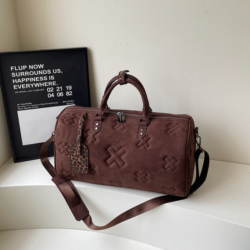 Geantă de voiaj din PU, piele artificială moale, capacitate 36–55L, unisex, respirabilă, rezistentă la uzură, rezistentă la apă, căptușeală din poliester