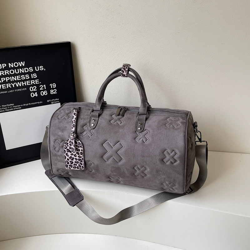 Geantă de voiaj din PU, piele artificială moale, capacitate 36–55L, unisex, respirabilă, rezistentă la uzură, rezistentă la apă, căptușeală din poliester