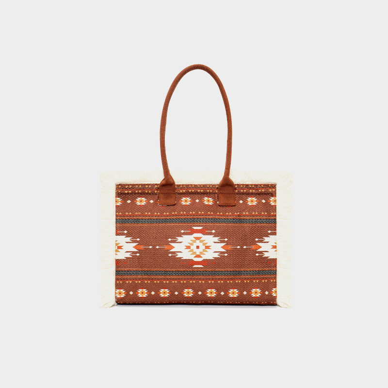 Sieviešu canvas tote soma ar kamuflāžas rakstu, mīksta, piemērota brīvā laika ceļojumiem, preces kods B-b 030024, Ziemas 2023 izlaidums