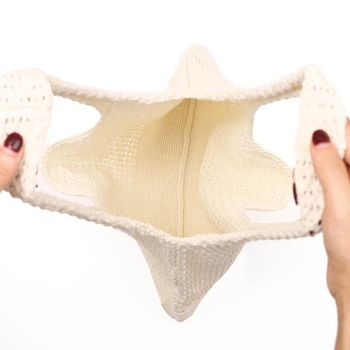 Tote чанта от памук, урбан минималистичен стил, вертикална квадратна форма, открита горна част, джоб за телефон