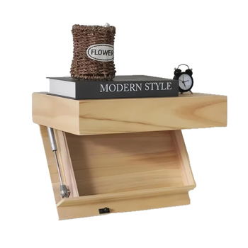 Ξύλινο επιτοίχιο κουτί αποθήκευσης με διαμερίσματα για το σαλόνι – Πολυλειτουργικός οργανωτής, μοντέρνο μινιμαλιστικό στυλ, με καπάκι