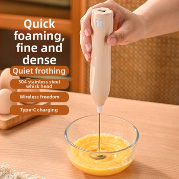 Bežični ručni električni mikser s 3 brzine, pjenjač za mlijeko i muhač za jaja, 150 W, model D6