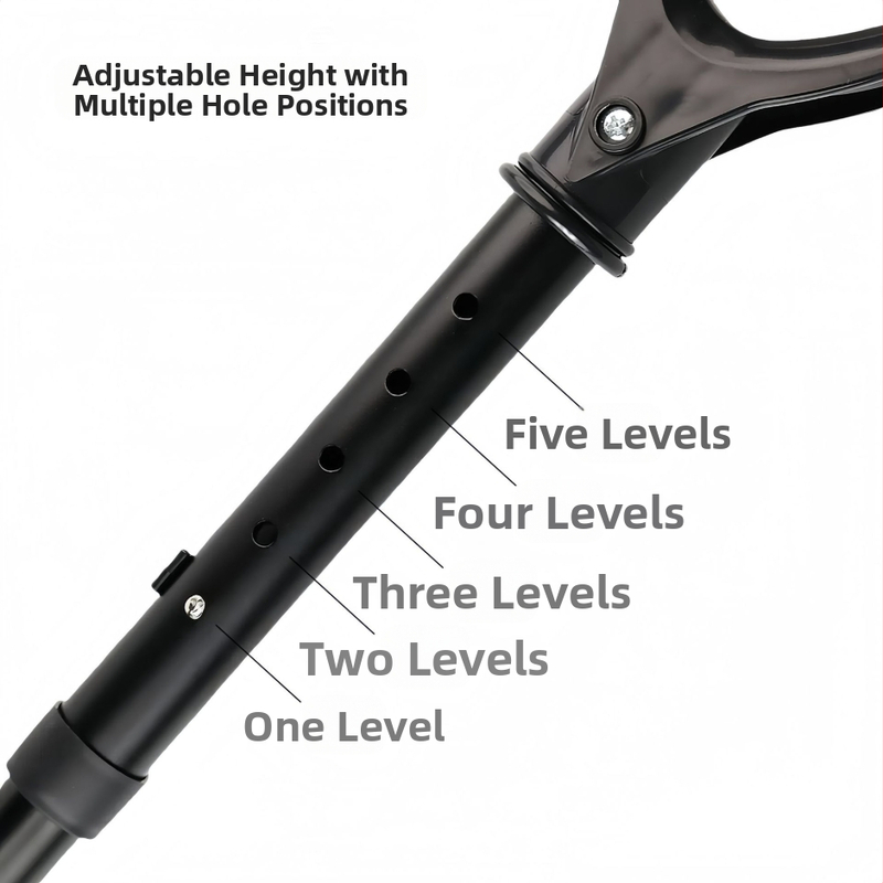 Stojanový asistenčný systém s nastaviteľnou výškou a viacúrovňovým madlom pre starších a tehotných žien