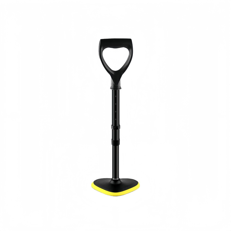 Reguliuojamo aukščio stovėjimo pagalbinė priemonė su kelių lygių rankena senyviems žmonėms ir nėščioms moterims