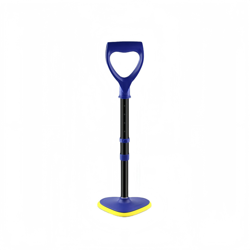 Reguliuojamo aukščio stovėjimo pagalbinė priemonė su kelių lygių rankena senyviems žmonėms ir nėščioms moterims