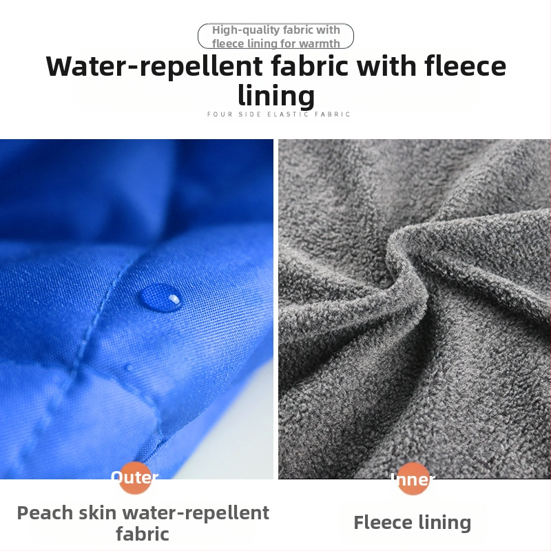 ASMPET Peach Skin Bavlnený psí kabát – vypchatý, jesenné/zimné teplé oblečenie na vonkajšie túry