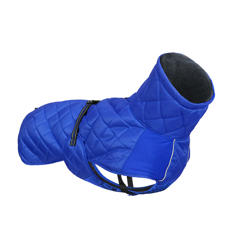 ASMPET Peach Skin kokvilnas suņu jaka – pildīta, rudens/ziemas silta, ārējām pārgājieniem, mājdzīvnieku apģērbs