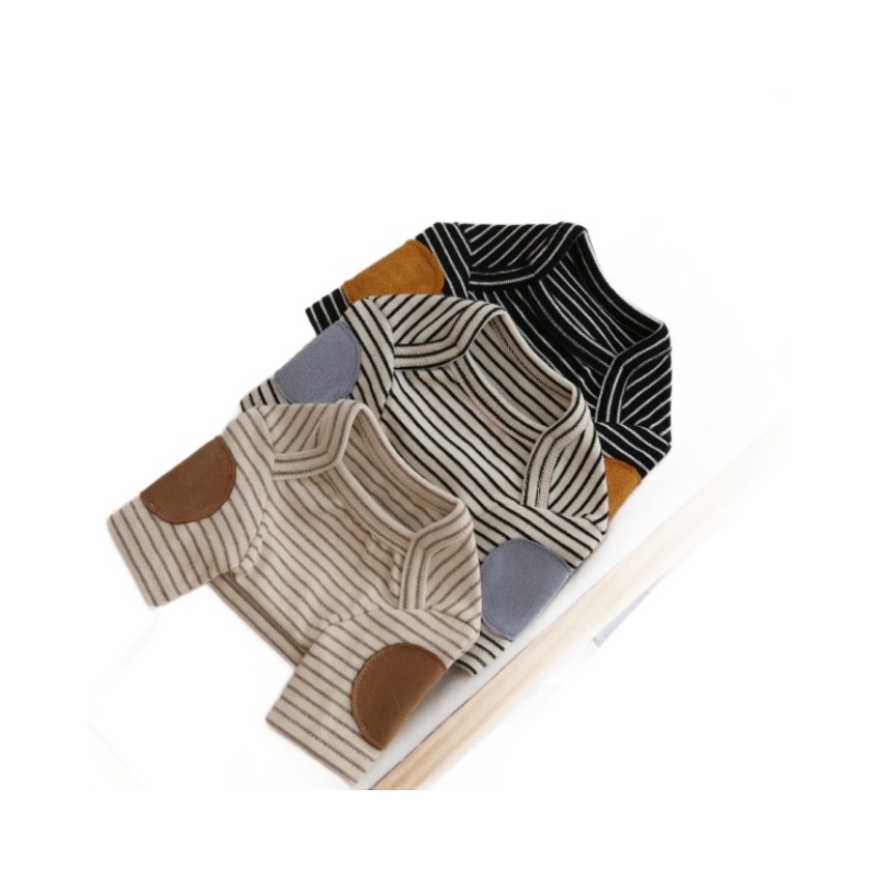 Poliestera apģērbs mājdzīvniekiem, ikdienas stils, svītrainā fleece veste, modelis 196, Zhejiang