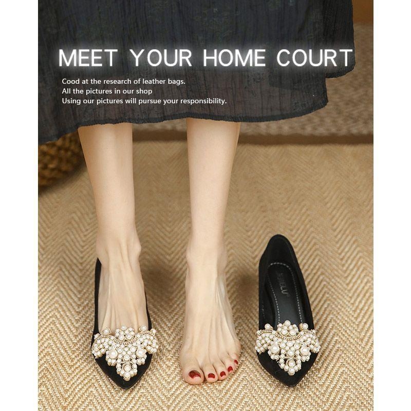 Ženske slip-on ravne cipele, s niskim petom (kitten heel), do 3 cm, gornji dio od dvostruke svinjske kože, ulošak od dvostruke svinjske kože, gumena potplat