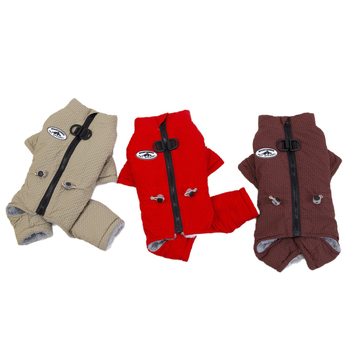 Ρούχα για μικρούς σκύλους — τετράποδη επενδυμένη ζακέτα από πολυεστέρα, Unisex, M102601