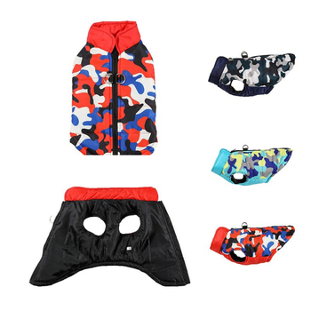 Γιλέκο σκύλων από πολυεστέρα, αδιάβροχο, ζεστό και παχύ, φθινοπωρινό-χειμερινό, casual στυλ
