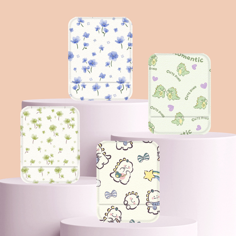 Oglindă de machiaj pliabilă, oglindă de birou cu două fețe, cu logo imprimat, ramă PU/PS/PVC