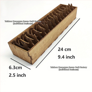 Дървен комплект животински бобини - Basswood, SZ000452, Yizidao, американски стил орнамент