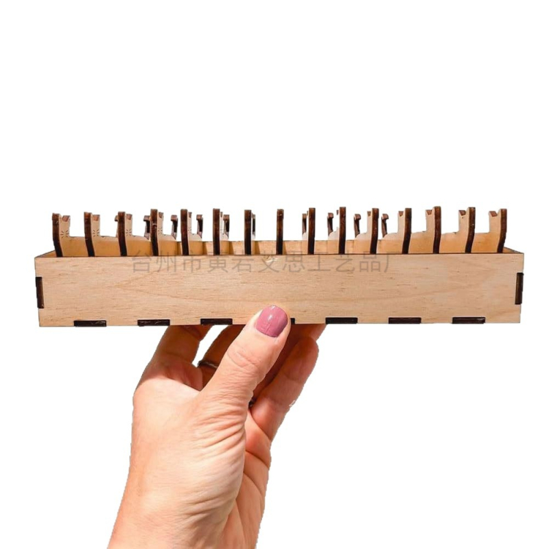 Koka dzīvnieku diegu rullīšu komplekts - Basswood, SZ000452, Yizidao, Amerikas stila dekoratīvs priekšmets