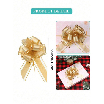 Fundă de ambalare a cadourilor cu șnur — set de 6 bucăți (Articol: sh41637373; Material: Altul; Brand: Altul; Stil: Altul; Sărbătoare: Crăciun)