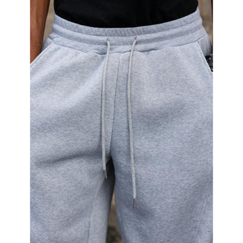 Ανδρικά παντελόνια σε χαλαρή γραμμή, με κορδόνι στη μέση και τσέπες, μήκος αστράγαλο, ύφασμα CVC