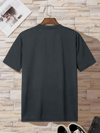 Ανδρικό κοντομάνικο T‑shirt με γραφικό ελαφιού και βαυαρική μπύρα, 95% βαμβάκι, εκτύπωση, στρογγυλός λαιμός, χαλαρή εφαρμογή