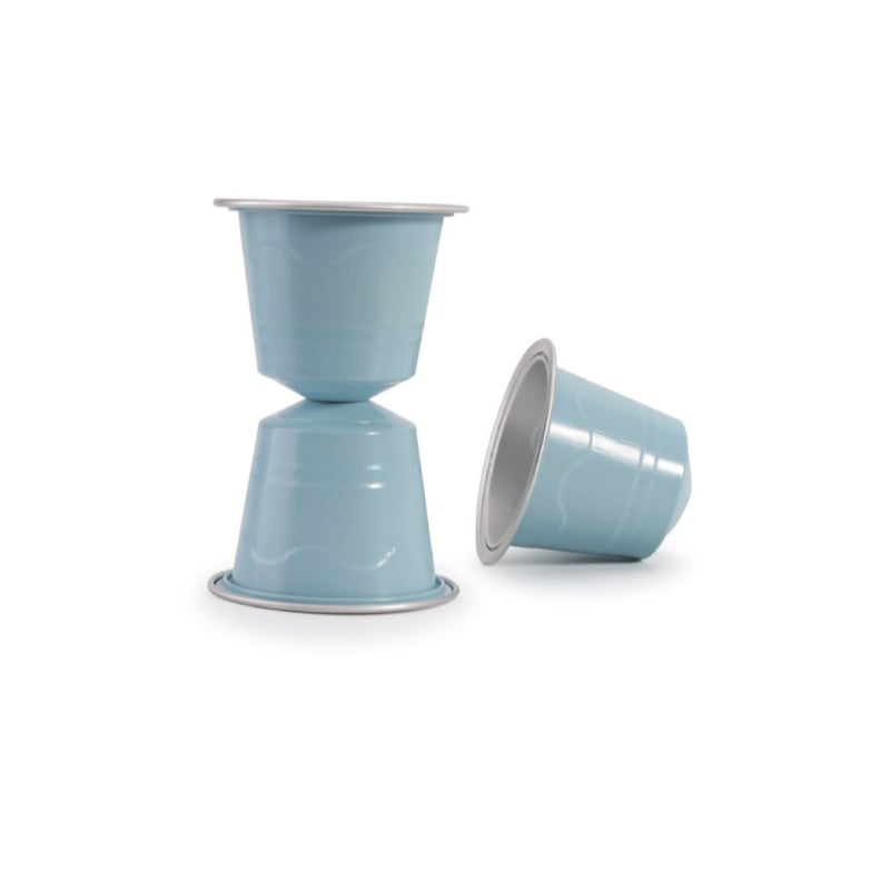 Ceșcuță capsulă de aluminiu pentru cafea, de înaltă calitate, stil simplu, material: folie de aluminiu