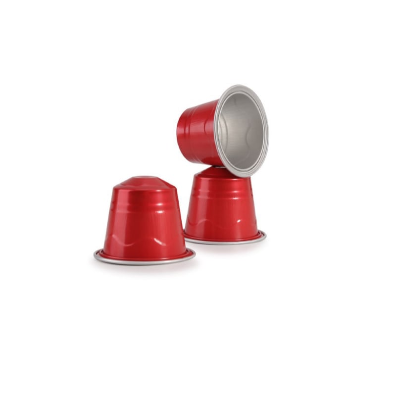 Ceșcuță capsulă de aluminiu pentru cafea, de înaltă calitate, stil simplu, material: folie de aluminiu