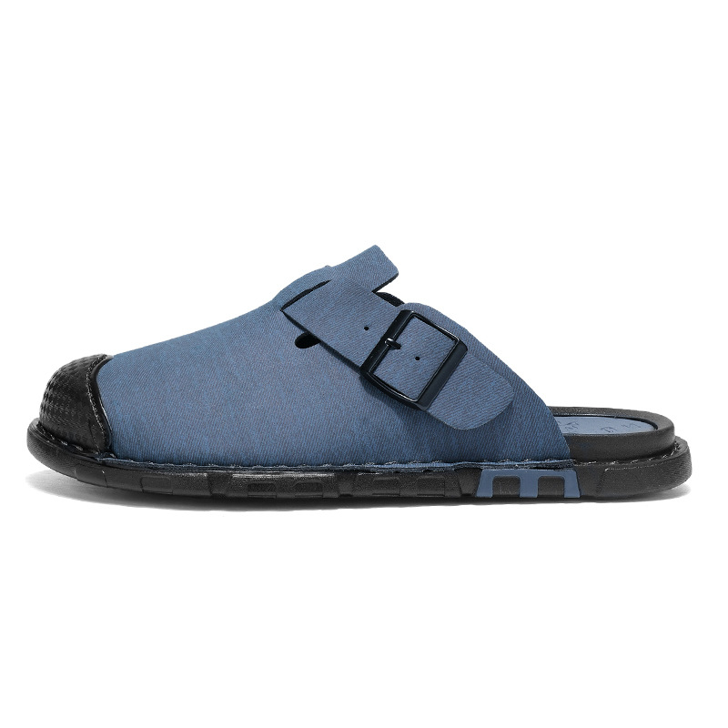 Muške sandale s otvorenom prstom, svakodnevni stil, prozračne i protuklizne, slip-on dizajn, gornji materijal: Super vlakno, đon: PU