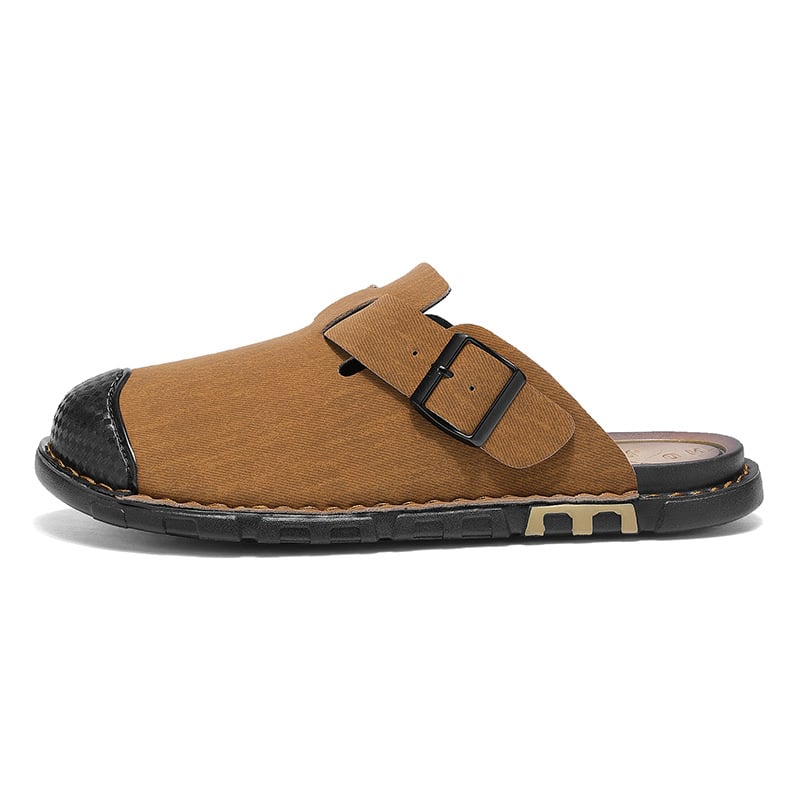 Muške sandale s otvorenom prstom, svakodnevni stil, prozračne i protuklizne, slip-on dizajn, gornji materijal: Super vlakno, đon: PU