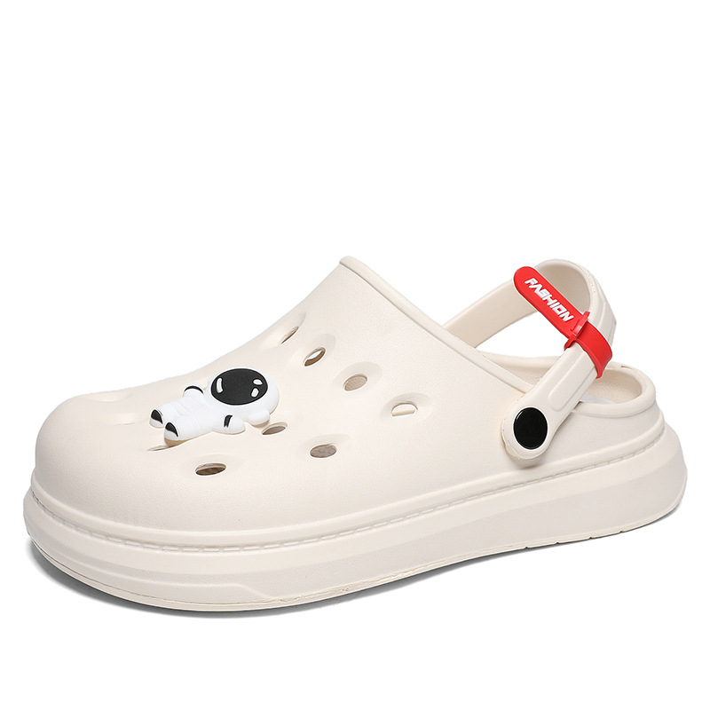 Uniszex strandpapucs vastag EVA talppal, csatos záródás, kerek orr, légáteresztő, csúszásmentes, vezetéshez és szabadtéri tevékenységekhez