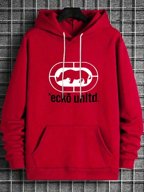 Φούτερ με κουκούλα, εκτύπωση γραμμάτων, πολυεστερική ίνα 96%+, ψηλός γιακά