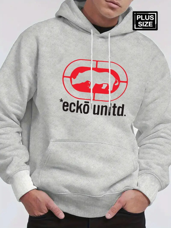 Φούτερ με κουκούλα, εκτύπωση γραμμάτων, πολυεστερική ίνα 96%+, ψηλός γιακά