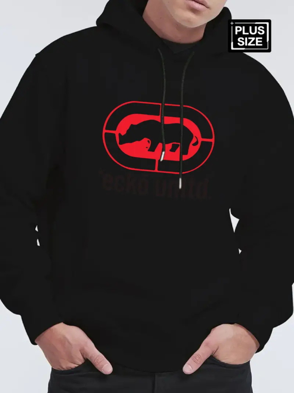 Φούτερ με κουκούλα, εκτύπωση γραμμάτων, πολυεστερική ίνα 96%+, ψηλός γιακά