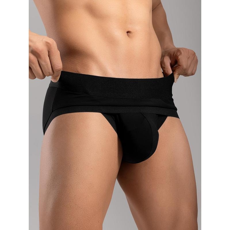 Ανδρικά εσώρουχα με χαμηλή μέση, δαντέλα, κύριο ύφασμα νάιλον, βαμβακερή επένδυση, παραδοσιακό στυλ