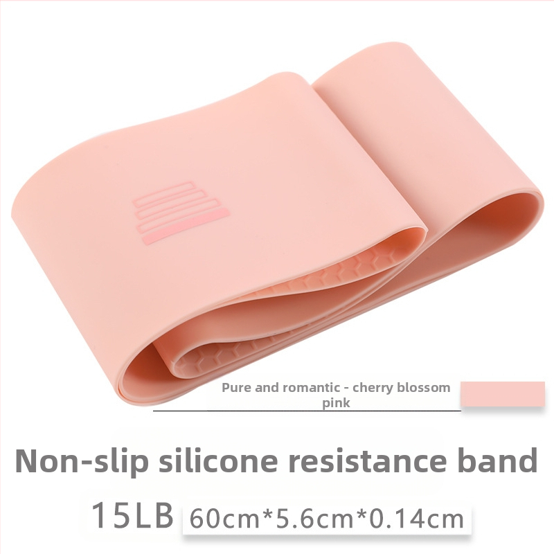 Tengmei silikonski joga prsten s elastičnom trakom za kućnu fitness, čučnjevi i oblikovanje bokova (Materijal: Silikon; Kategorija: Joga dodatak; Marka: Tengmei)