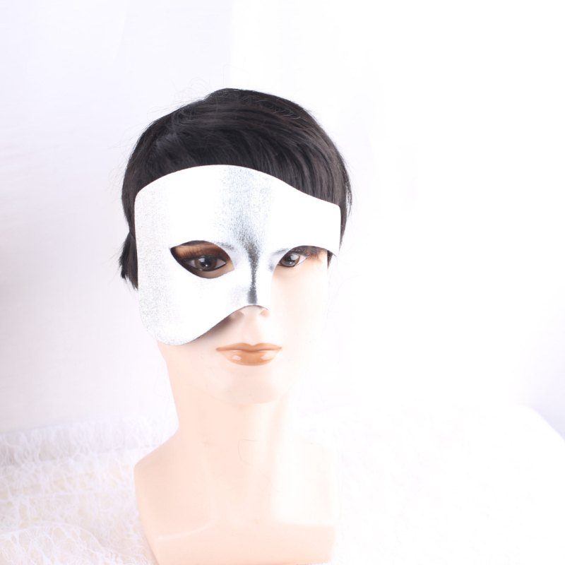 PVC sejas maska karnevālam, Venēcijas iedvesma, pusražota amatniecība, apģērba aksesuārs, grimēšanas rekvizīts