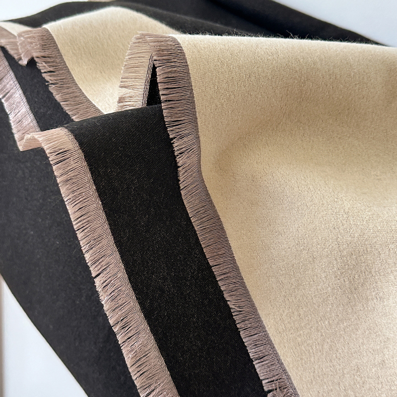 Kašmīra imitēta šalle, poliesters 96%+, warp-knit audums, siltums, jacquard