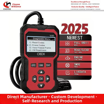V410 Διαγνωστικός σαρωτής βλαβών αυτοκινήτου, έλεγχος κινητήρα, αναγνώστης κωδικών OBD2, πολυγλωσσικός