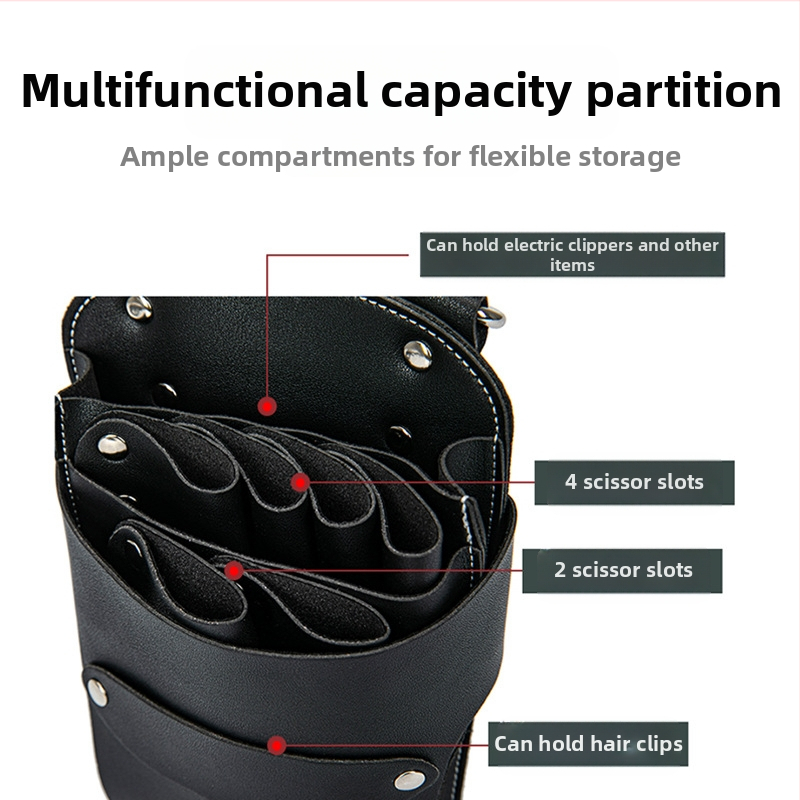 Taška na nožnice pre kaderníkov – cez rameno, sada nástrojov na účesy s 7 priehradkami na nožnice