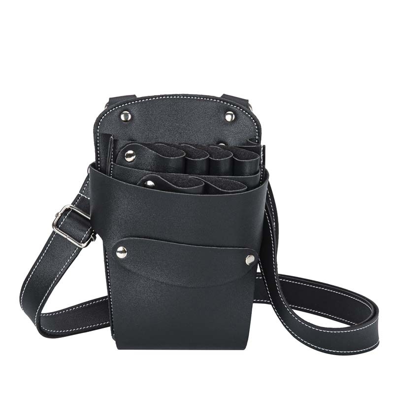Geantă pentru foarfeci de coafură – curea crossbody, trusă de unelte de frizerie cu 7 compartimente pentru foarfeci