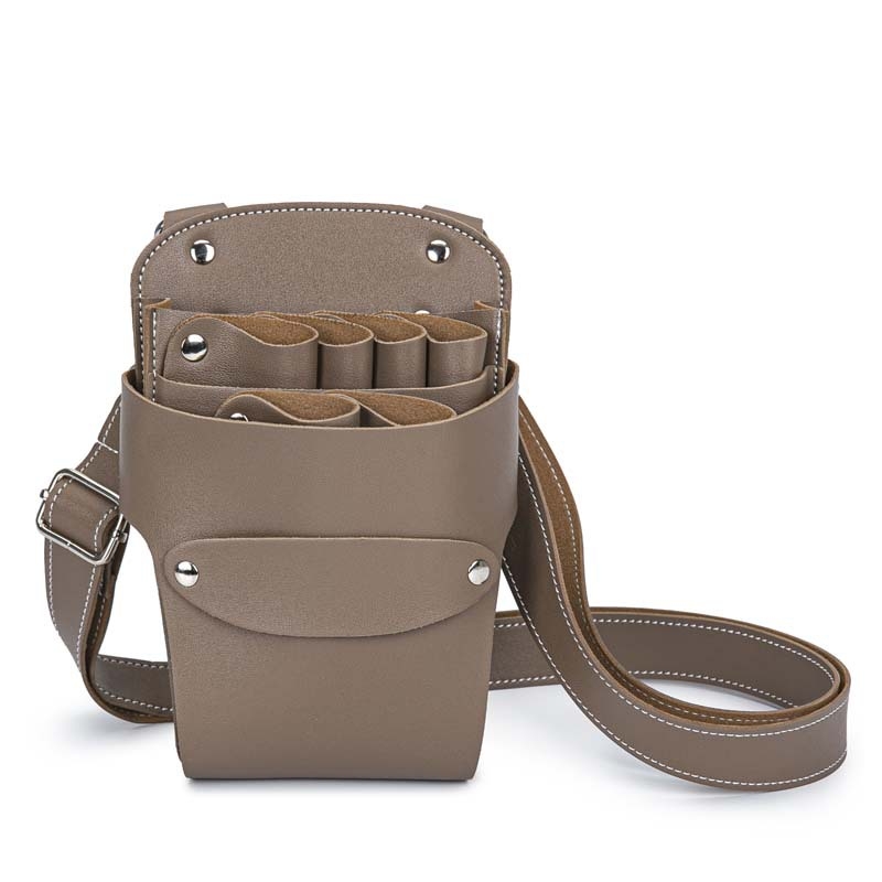 Geantă pentru foarfeci de coafură – curea crossbody, trusă de unelte de frizerie cu 7 compartimente pentru foarfeci