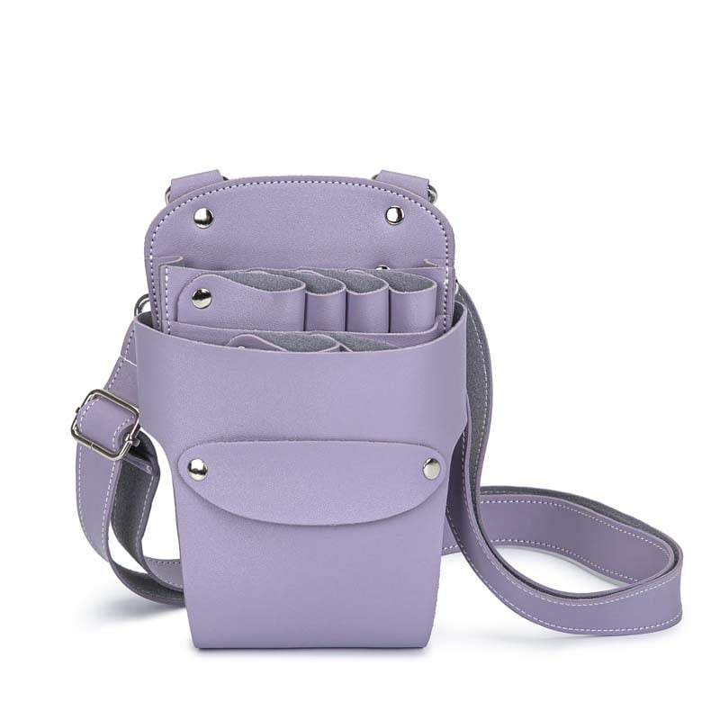 Geantă pentru foarfeci de coafură – curea crossbody, trusă de unelte de frizerie cu 7 compartimente pentru foarfeci